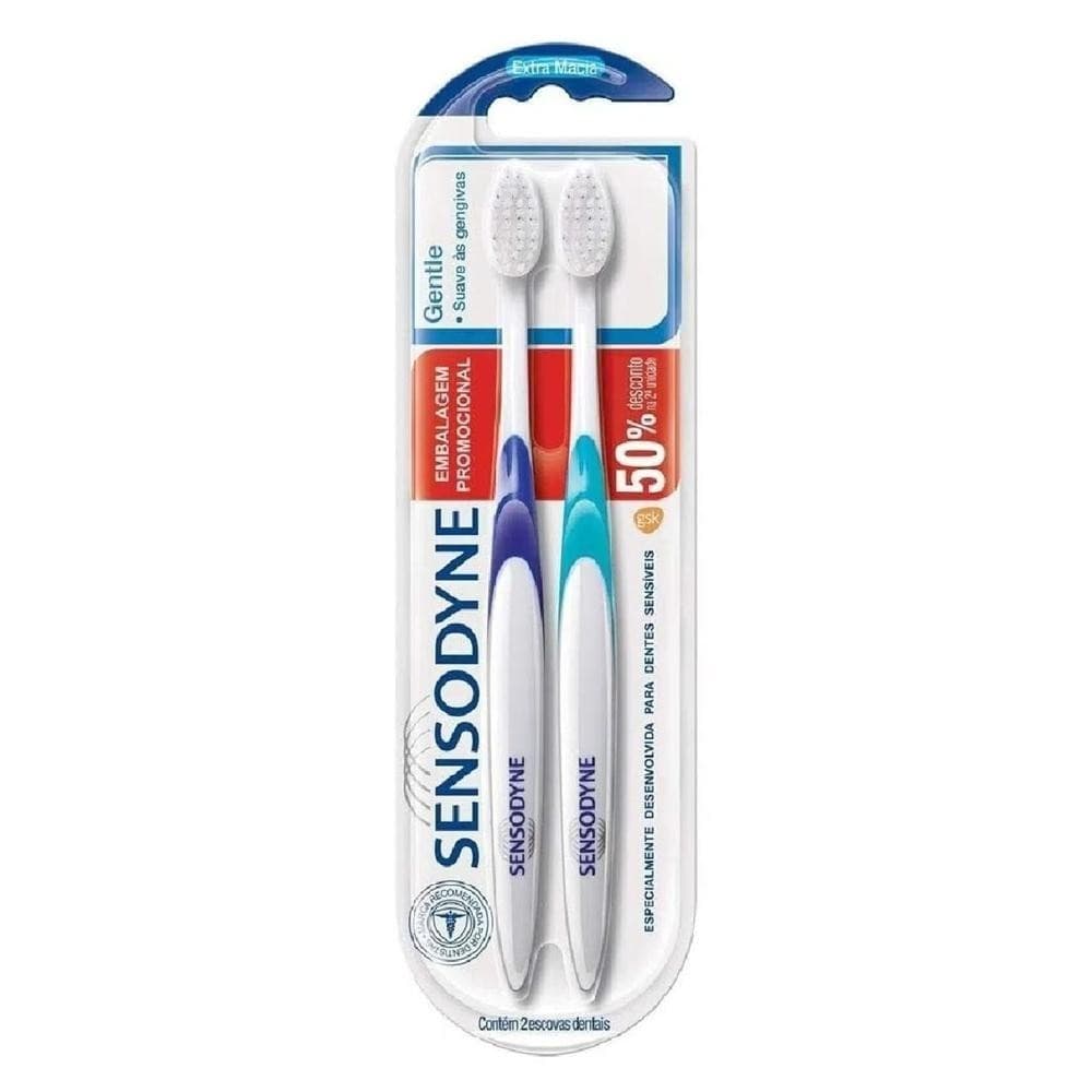 Escova Dental Sensodyne Gentle Extra Macia 2 Unidades Preco Especial