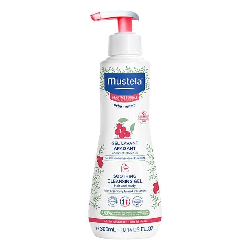 Gel Lavante Calmante Mustela com Schisandra Orgânica 300ml