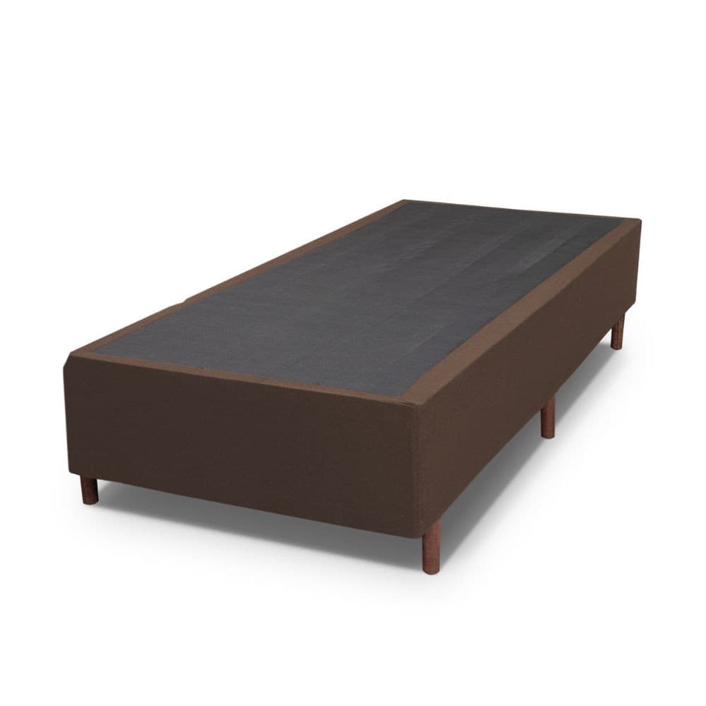 Base Box Solteiro Prince Sued 88x187x38cm