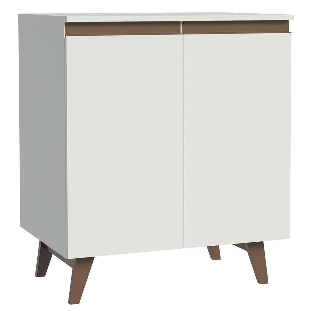 Balcão Armário de Cozinha 70 cm 2 Portas Branco Reims Madesa