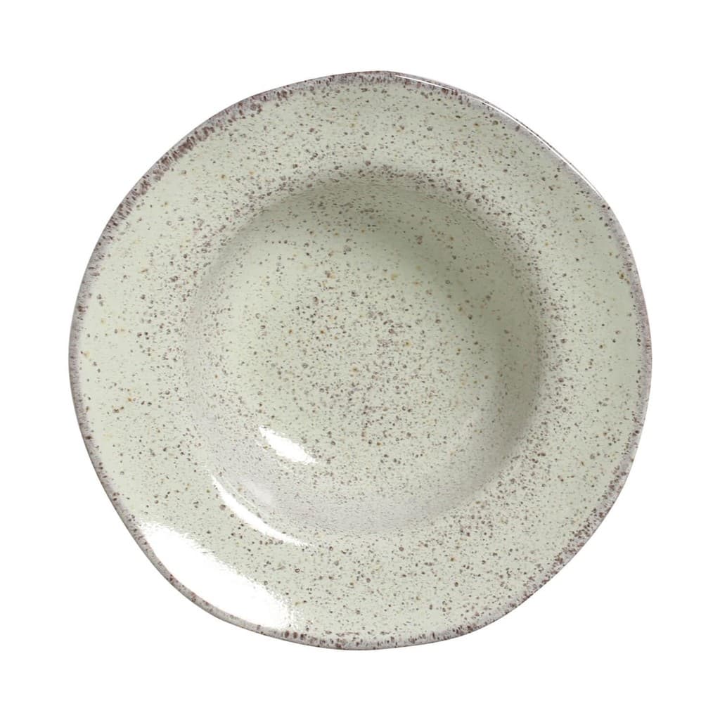 Conjunto com 4 Pratos de Massa Orgânico Pistache Ø28x6,5cm 450ml
