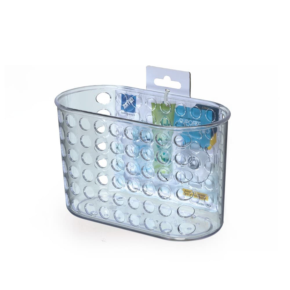 Porta Shampoo Com Ventosa Cristal PS Arthi
