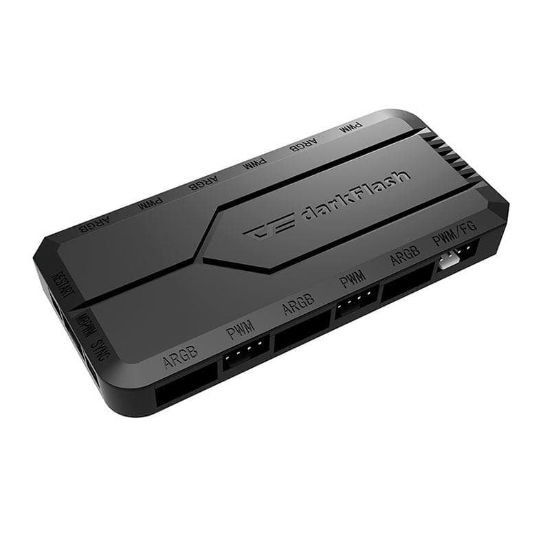 Controladora Aigo DarkFlash, RC2-PWM, 6 Porta ARGB, 6 portas PWM, RC2-PWM