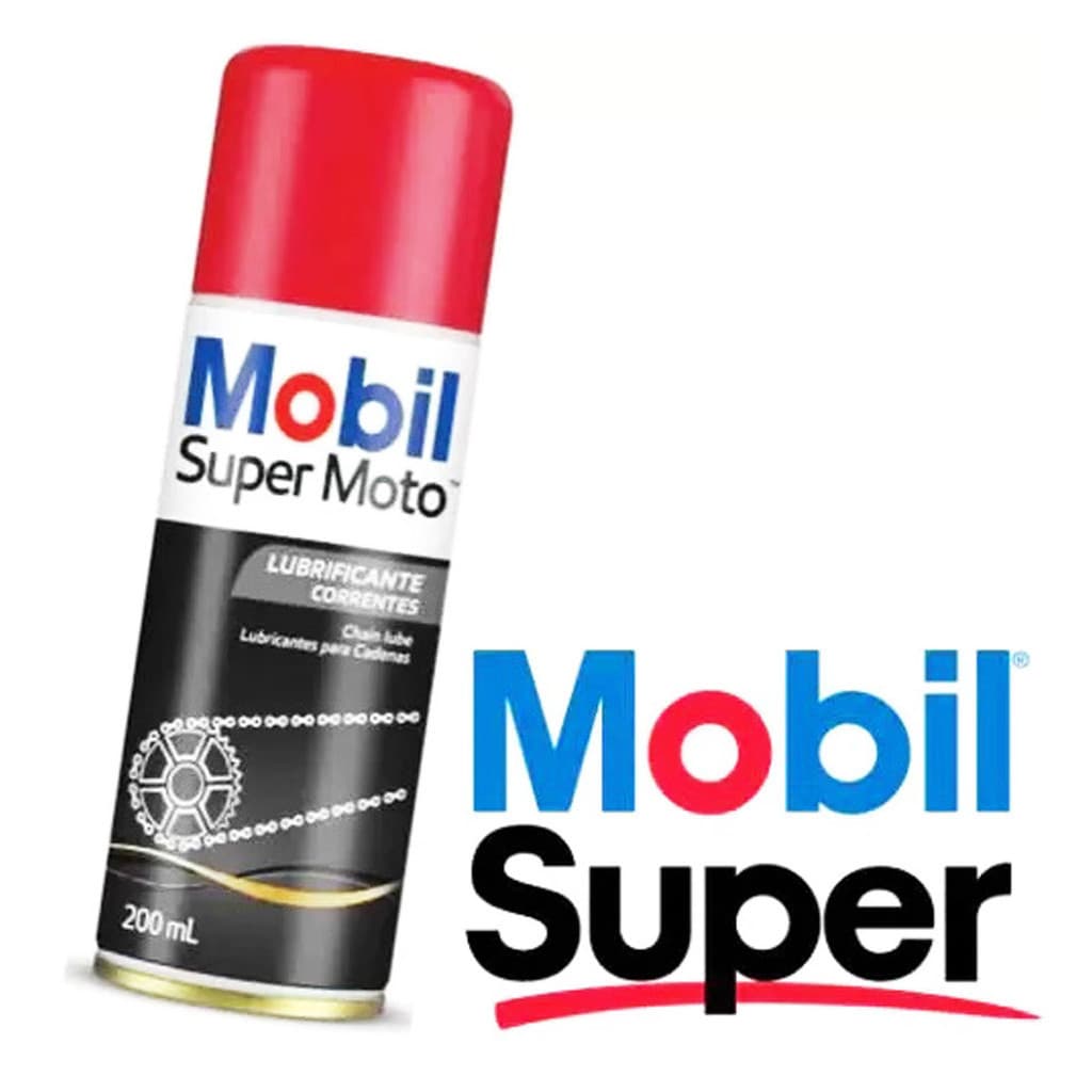 Lubrificante de Correntes Mobil Super Moto Chain Lube 200ml