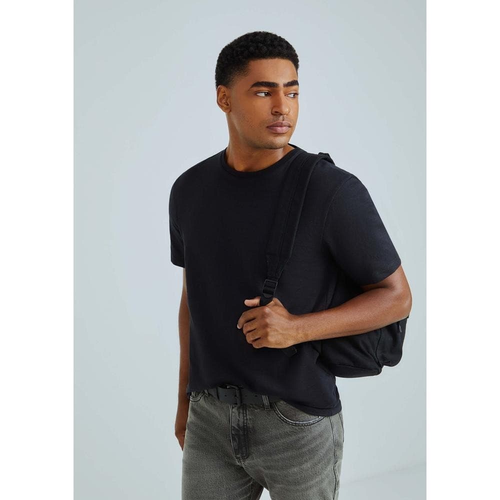 Camiseta Masculina Comfort Em Malha Flamê Hering