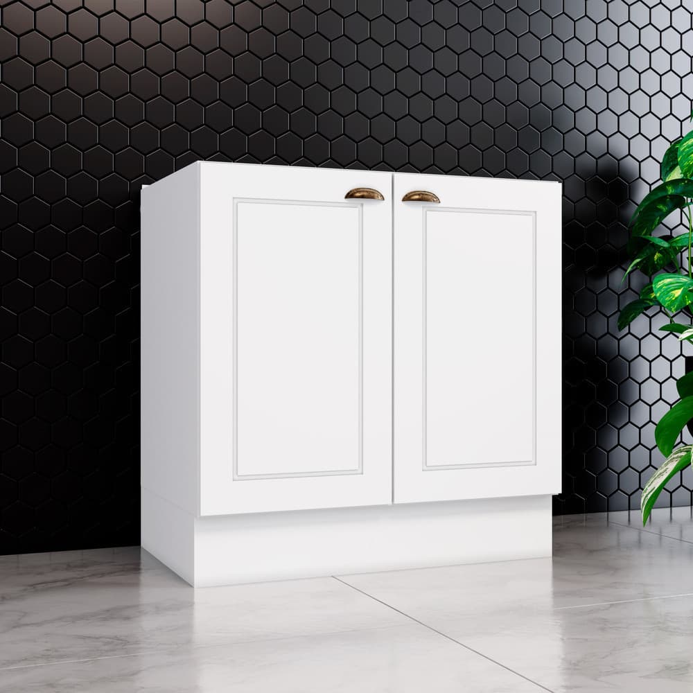 Balcão de Cozinha 80 Cm 2 Portas Americana Henn