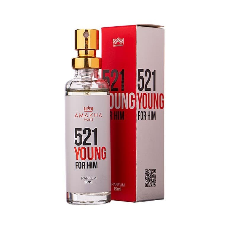 Deo Colônia Masculino 521 Young for Him 15ml - Amakha Paris