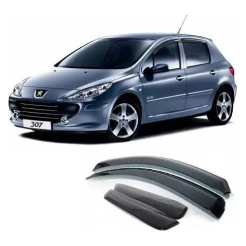 Calha de Chuva Defletor Peugeot 307 Hatch Todos 4 Portas Ecoflex