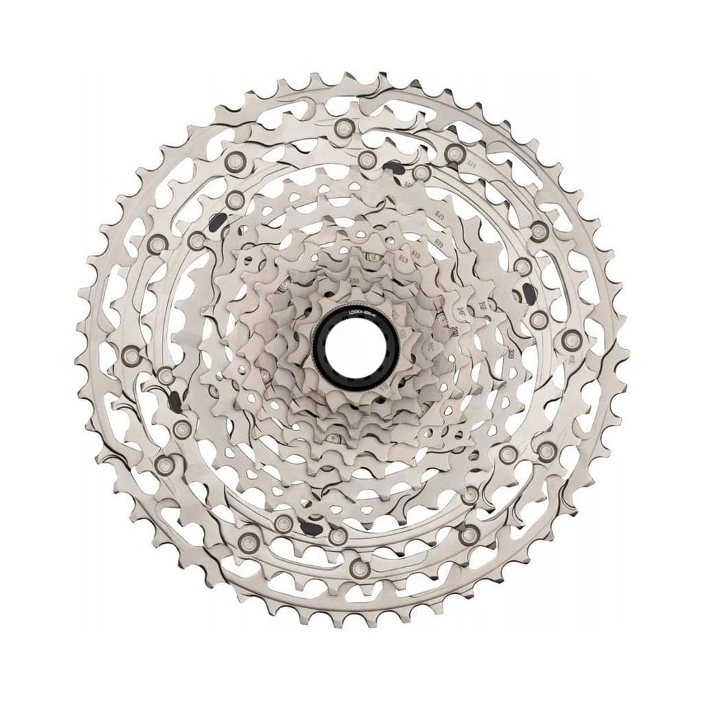 CASSETE 12V SHIMANO DEORE M6100 CS-M6100 10/51D - MICRO SPLINE - PRATA