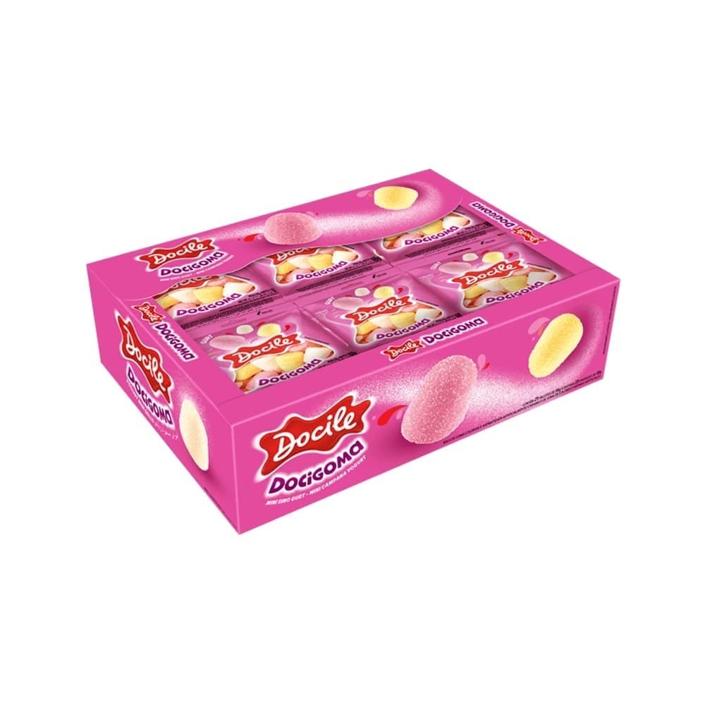 Bala de Goma Mini Sino Gurt com 24un de 18g cada - Docile