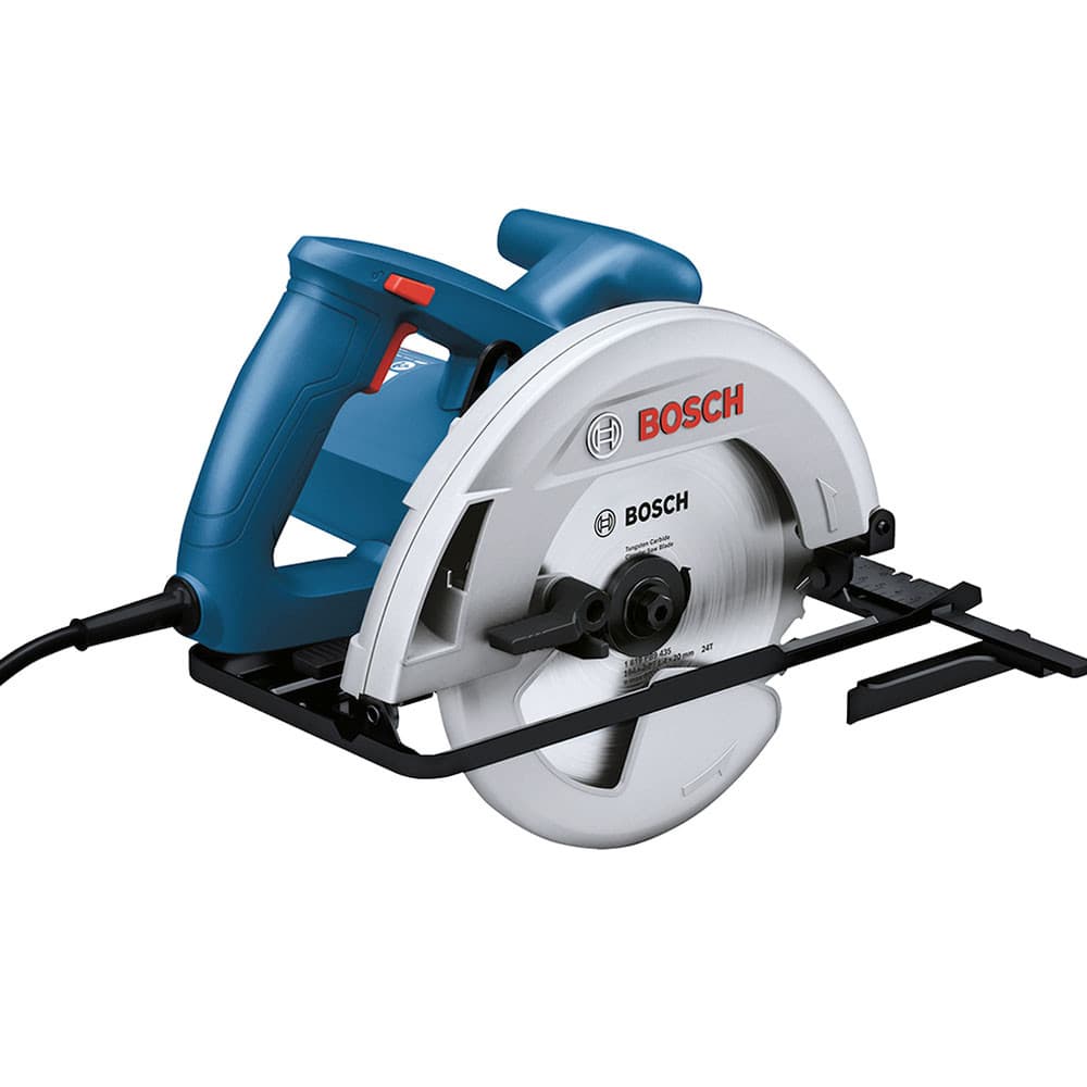Serra Circular 127 ou 220V Profissional Bosch GKS 1300W 184mm Quick-Lock e Soprador de Pó Integrado