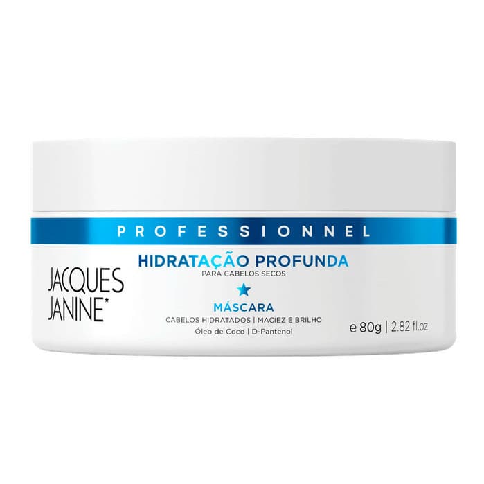 Máscara Tratamento Creme Hidratação Profunda Jacques Janine 80g
