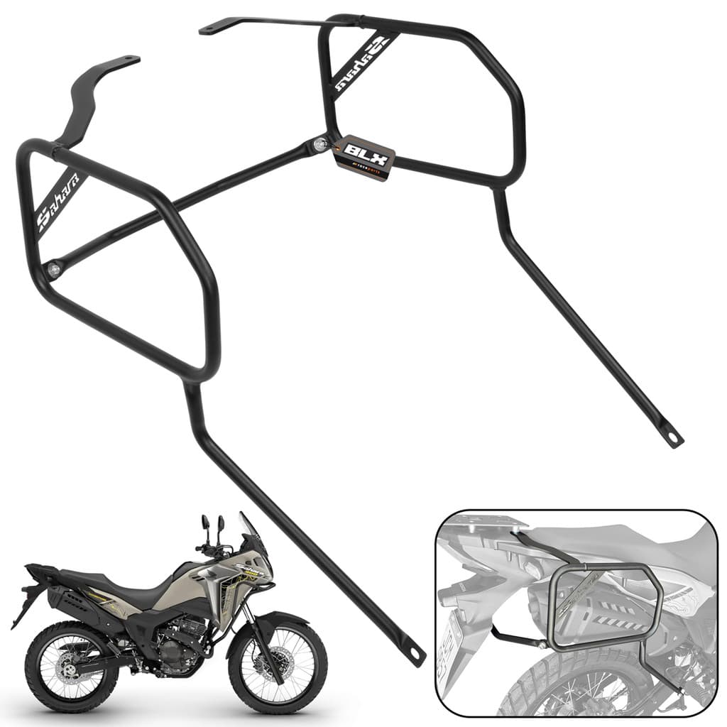 Afastador De Alforge Protetor Sahara 300 Preto (2023... Em Diante Gbs