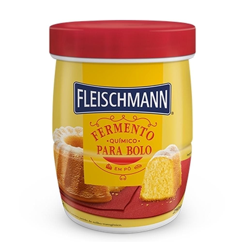Fermento Químico em Pó Fleischmann Pote 250g