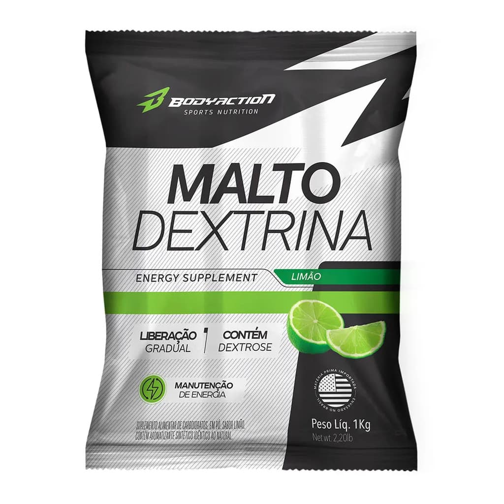 Maltodextrina Sabor Limão 1 Kg Body Action