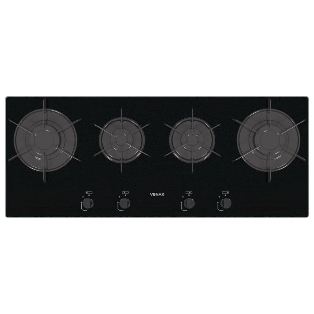 Cooktop Linear Venax Arena 4 Bocas Preto Bivolt