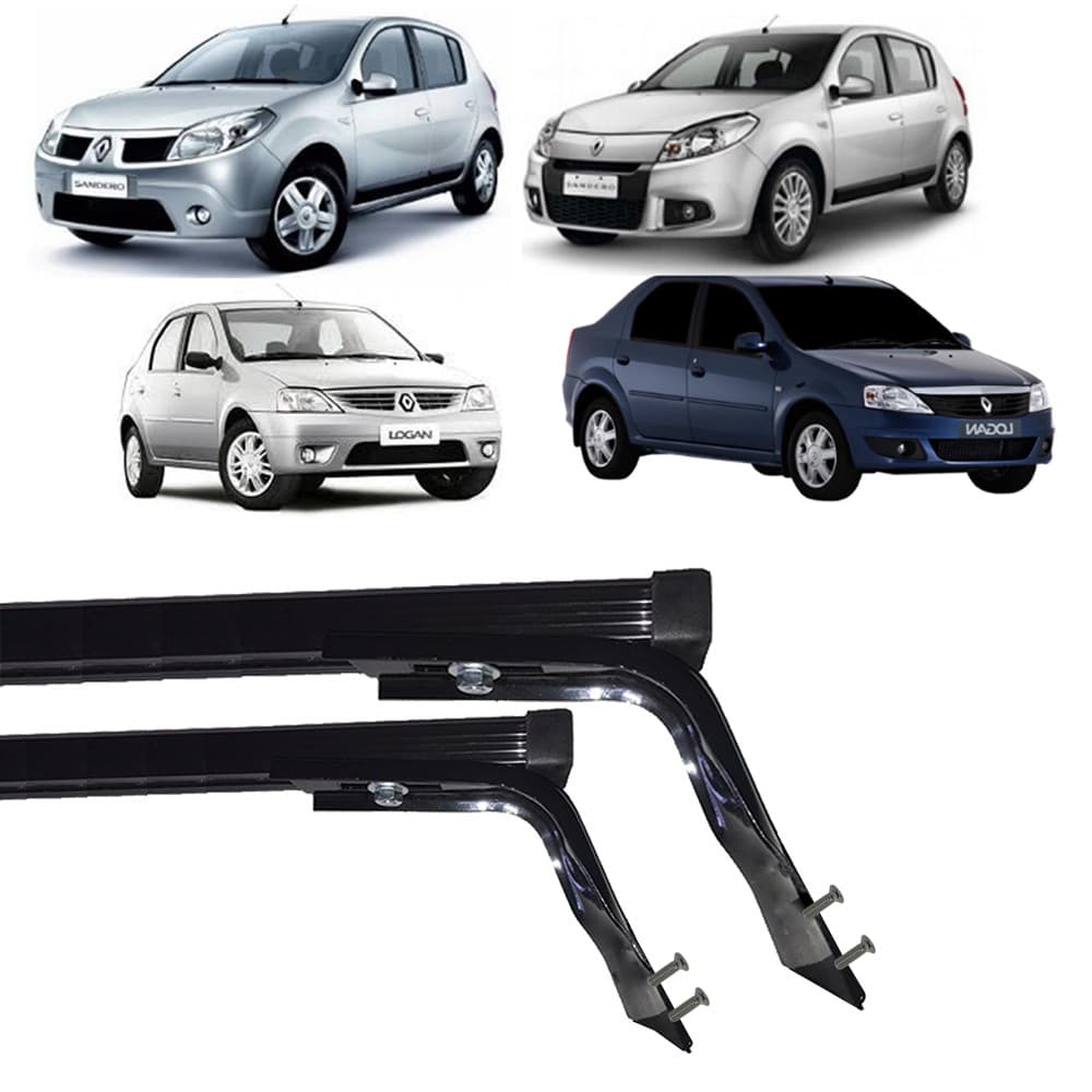 Rack Teto Roca Bagageiros Renault Sandero Logan 07/13 189cl