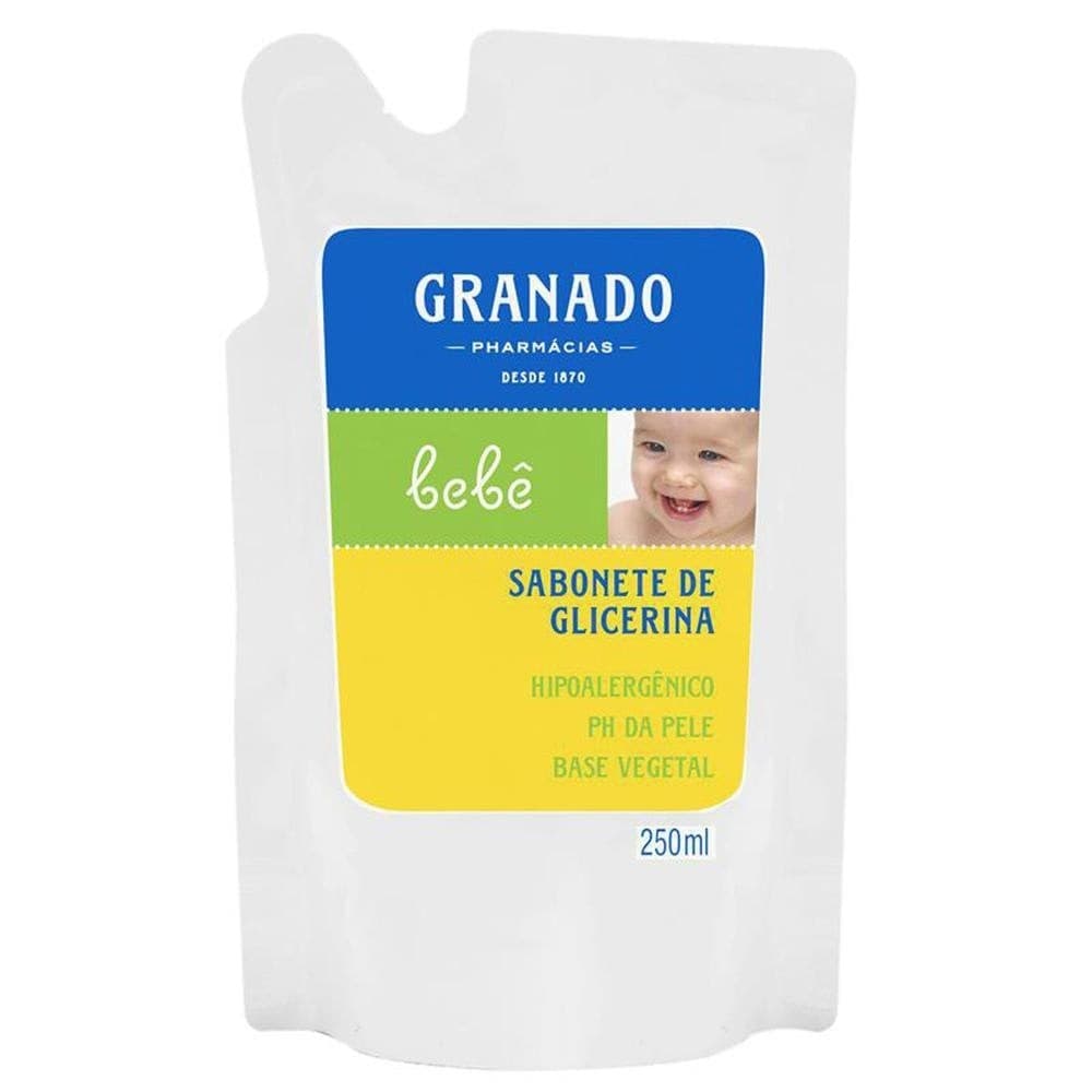 Refil Sabonete Líquido Granado Bebê Glicerina Tradicional 250ml