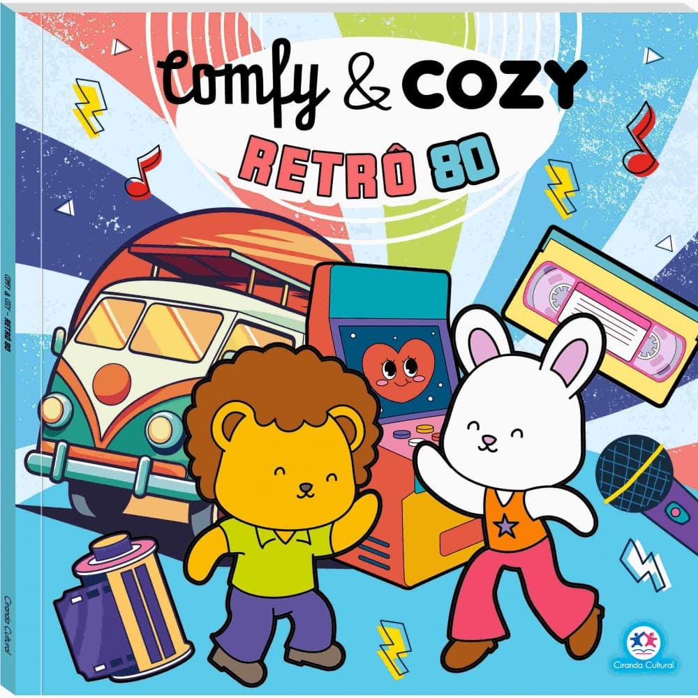 Livro Comfy and Cozy - Retrô 80