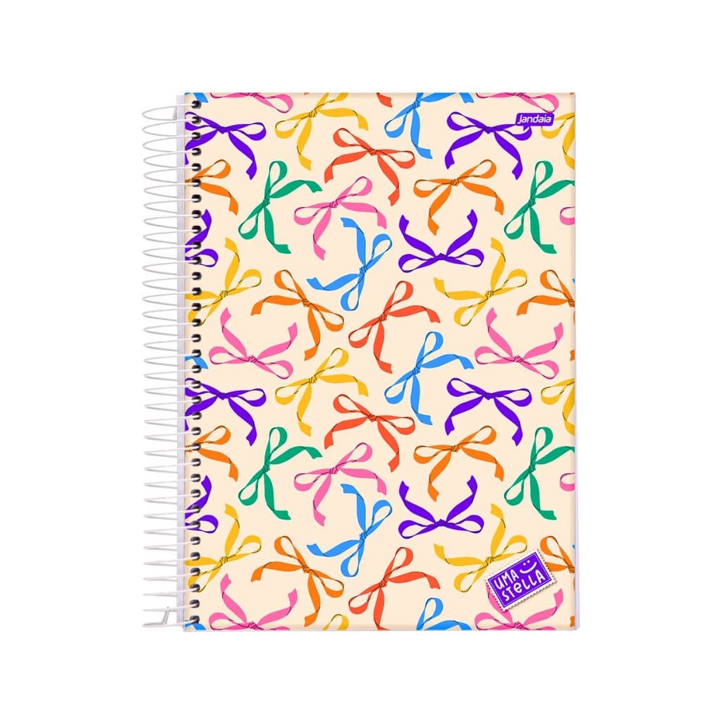 Caderno 1 Matéria Universitario Feminino Stella - Jandaia MODELO:LAÇO