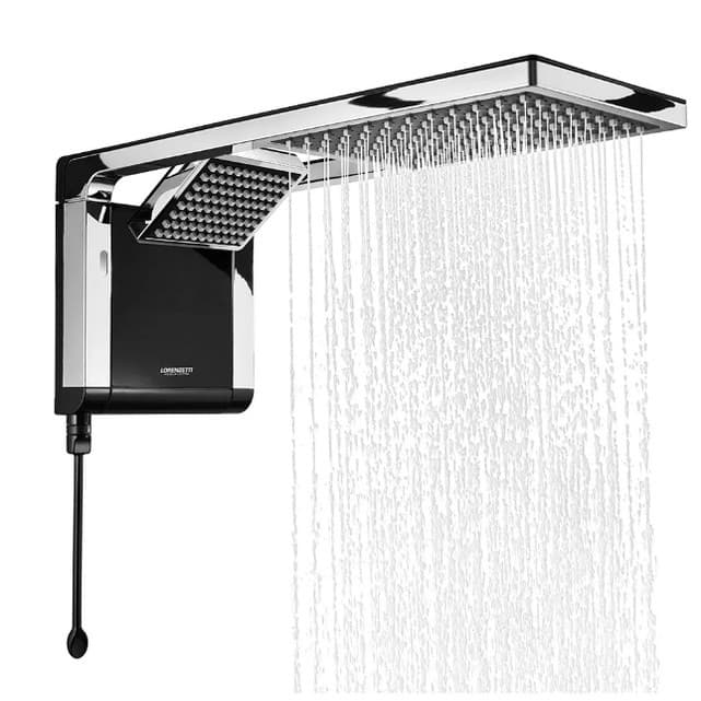 Chuveiro Acqua Duo Flex Preto e Cromo 110V