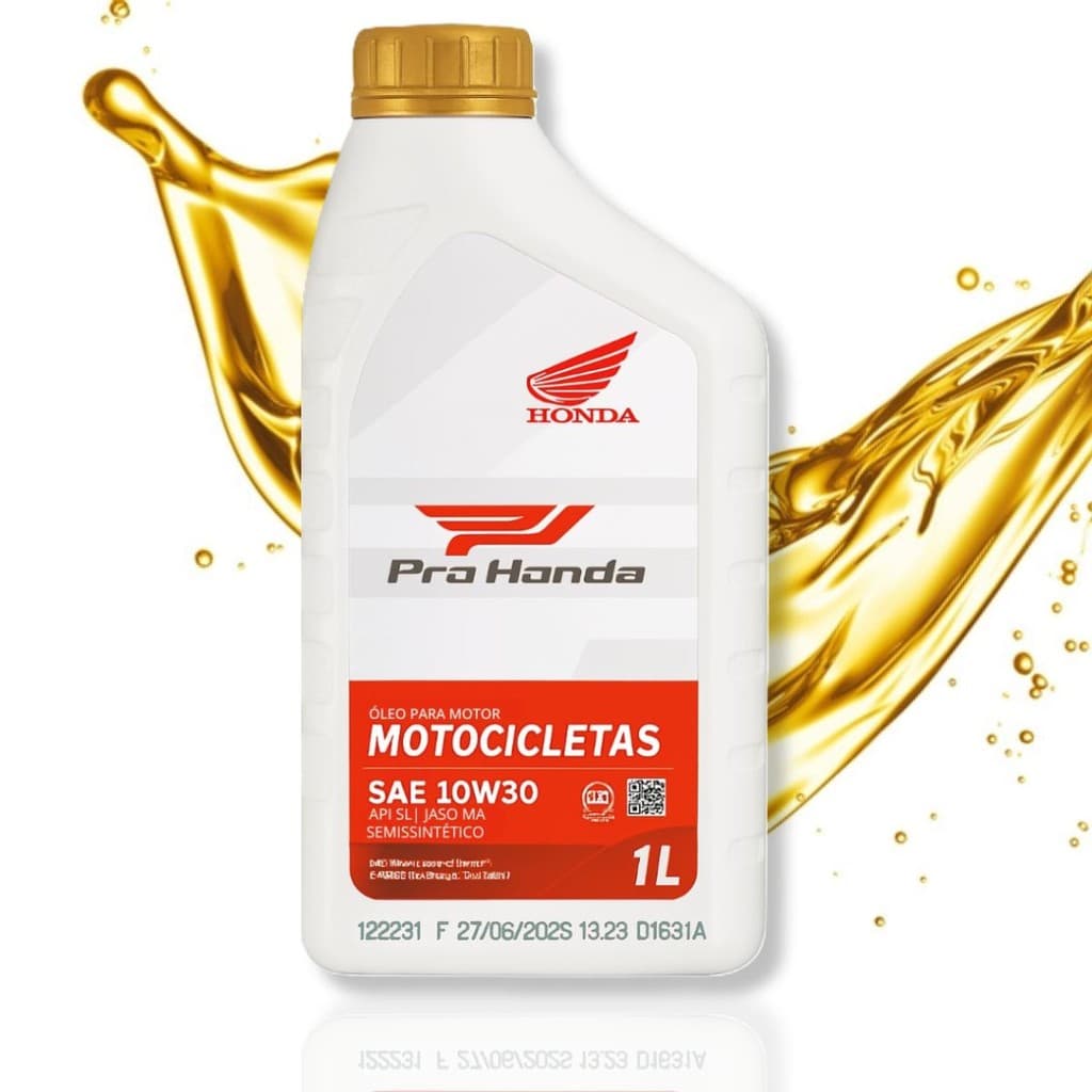 Óleo Honda 10w30 Semissintético 4 Tempos 1 Litro