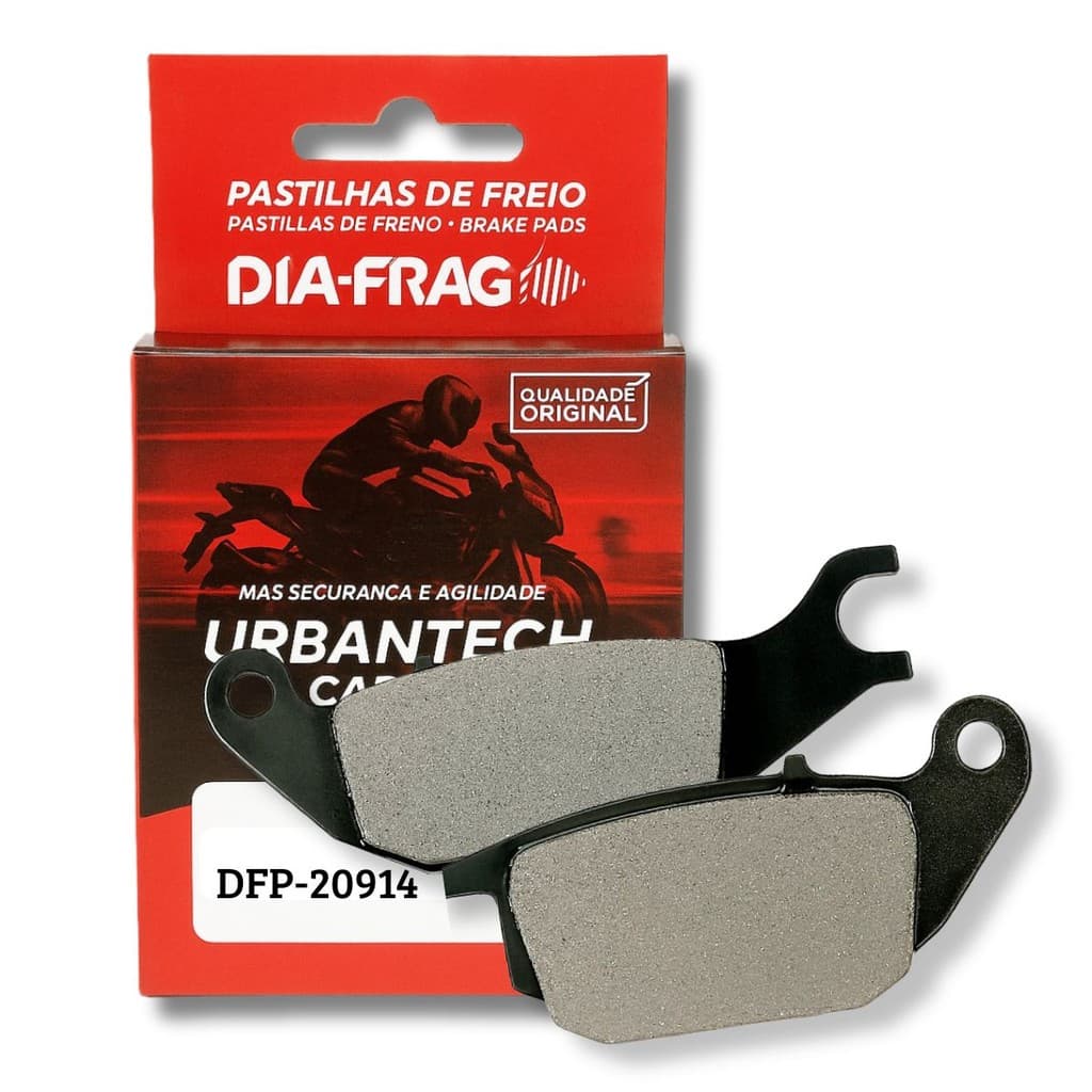 Pastilha de Freio Traseira Cg 160 Titan Abs 2025 Diafrag