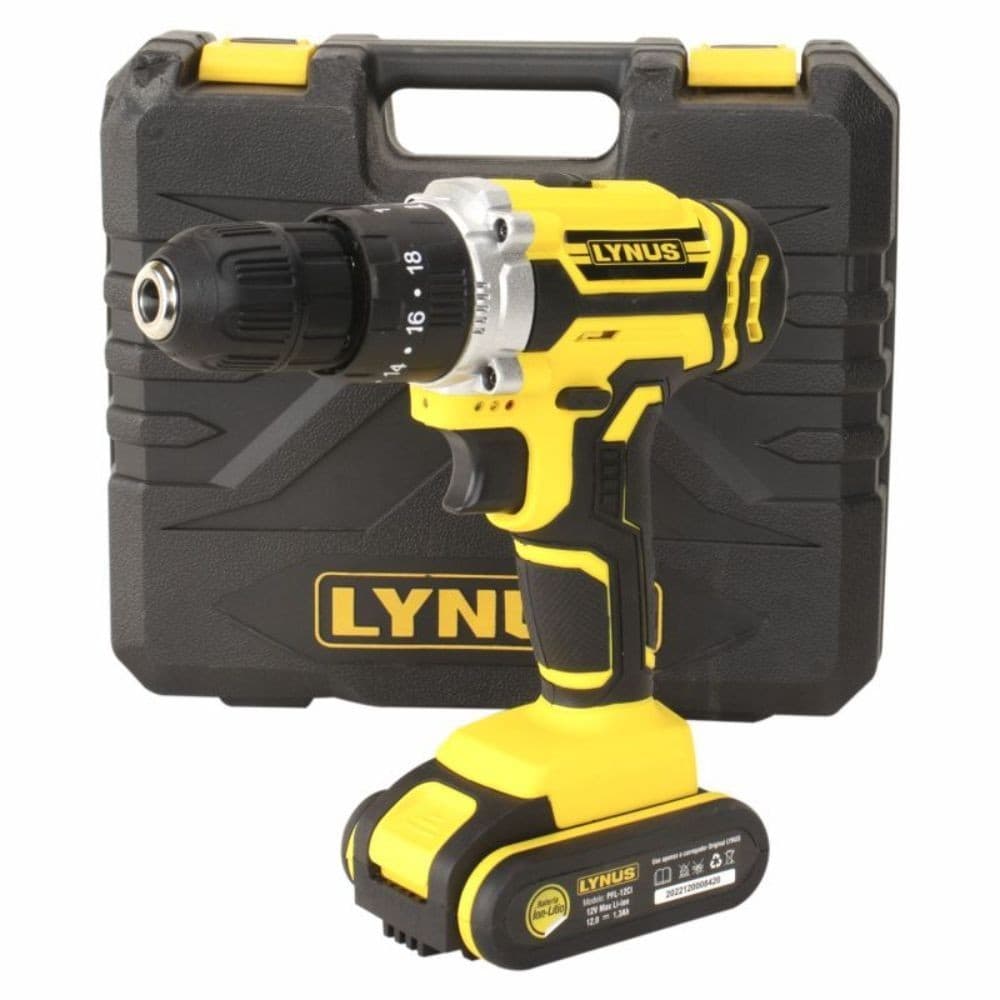 Parafusadeira com Impacto PFL-12CI 12v LYNUS