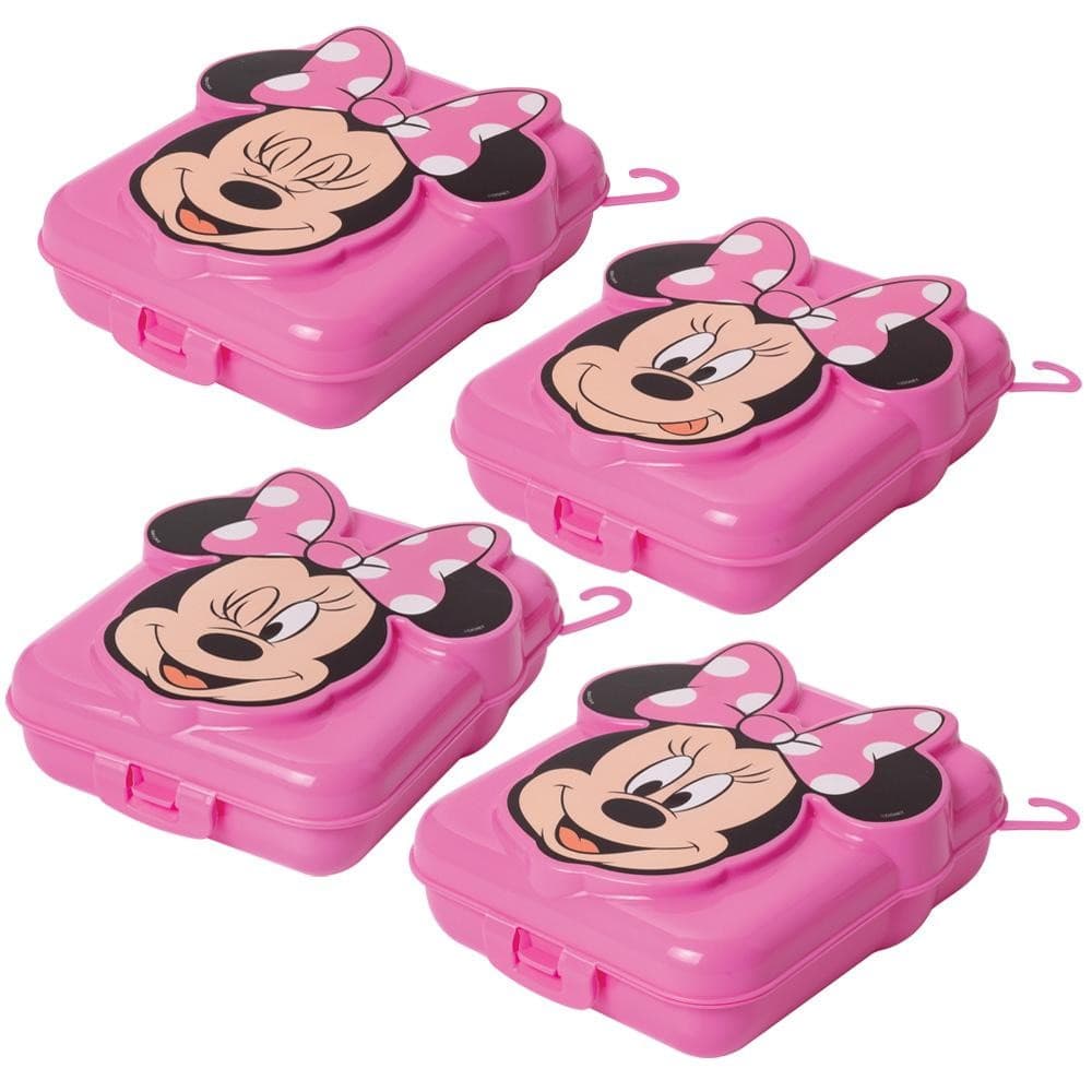 Sanduicheira Minnie 3D Lancheira Infantil 1 Peça Plasútil