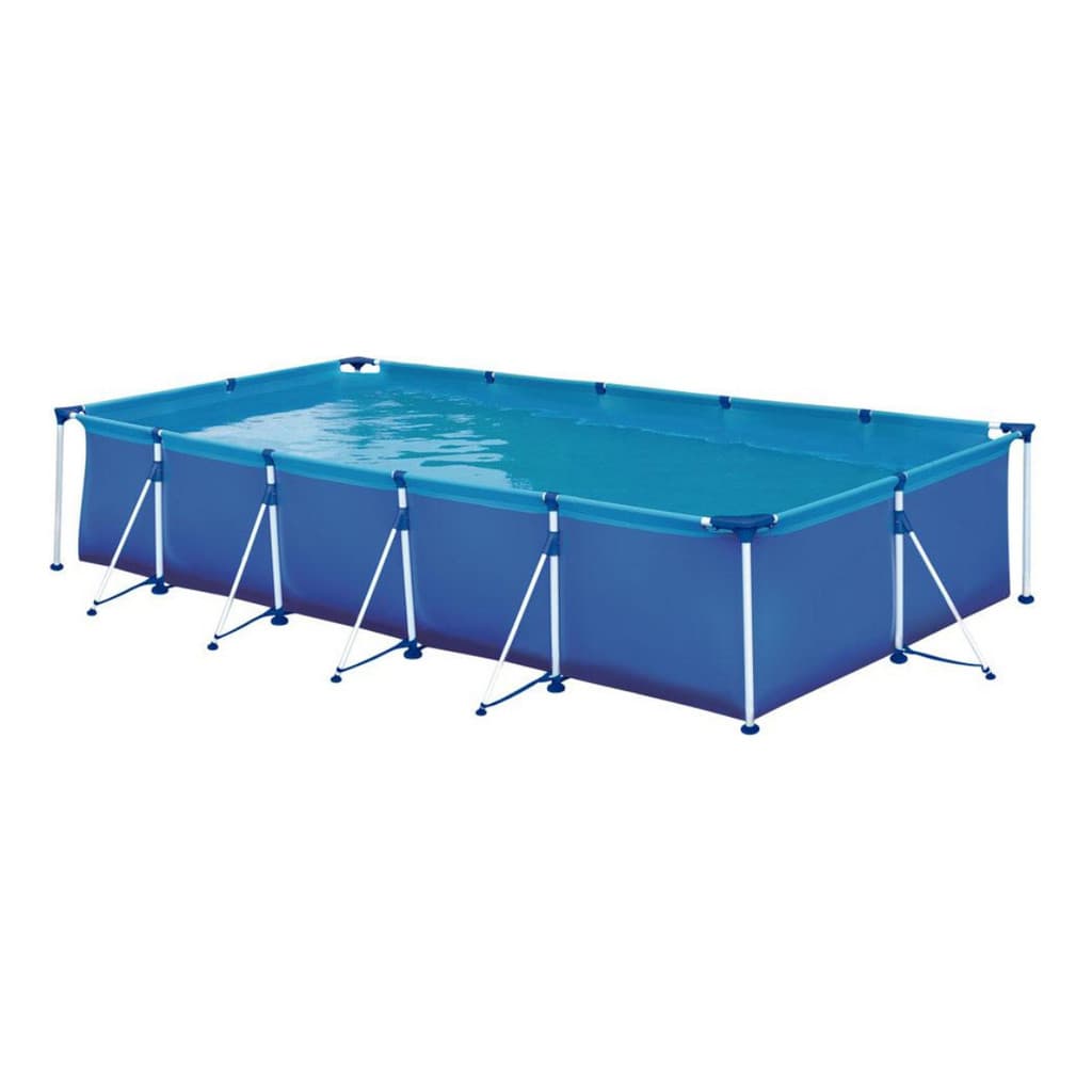 Piscina Premium Estruturada 7600 Litros Azul Retangular Mor