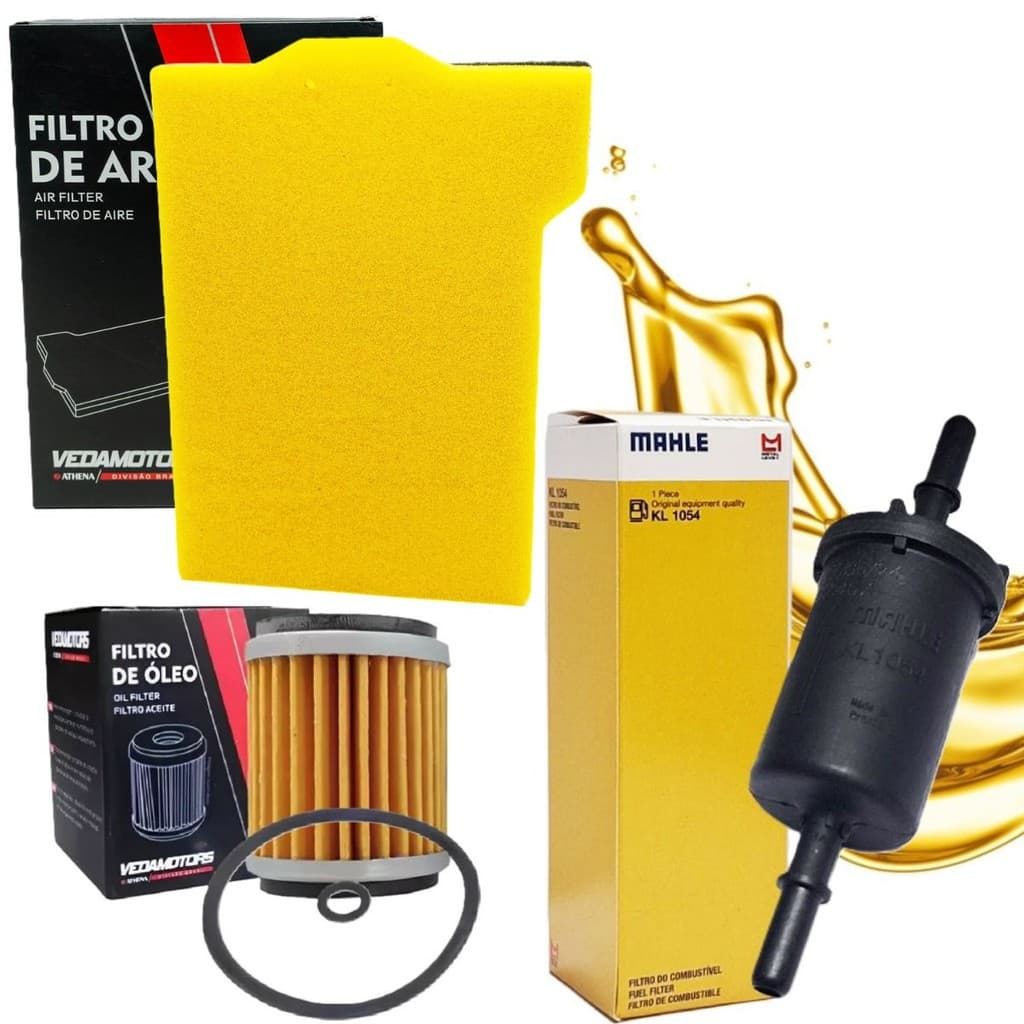 Kit de Filtros Lander 250 2006-2015 (Filtro de Ar + FIltro de Óleo + Filtro de Combustível)