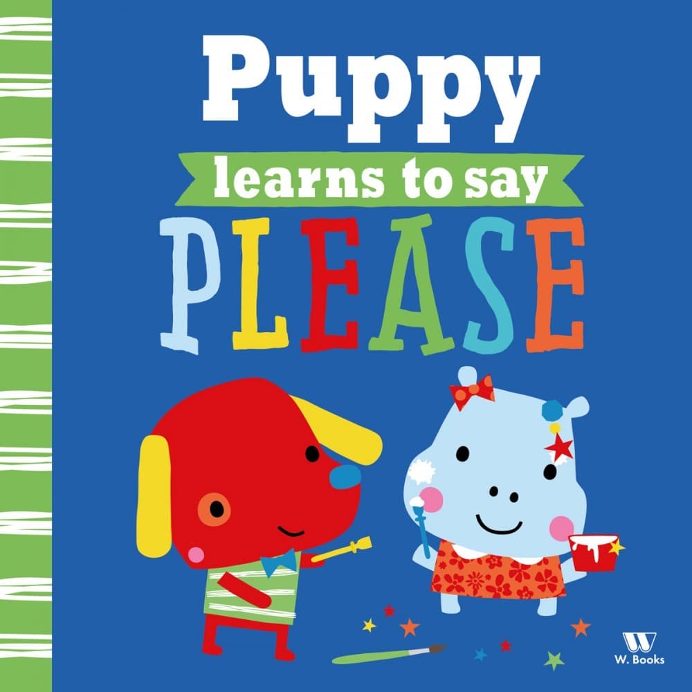 Livro Literatura infantil Puppy Learns to Say Please W.Books