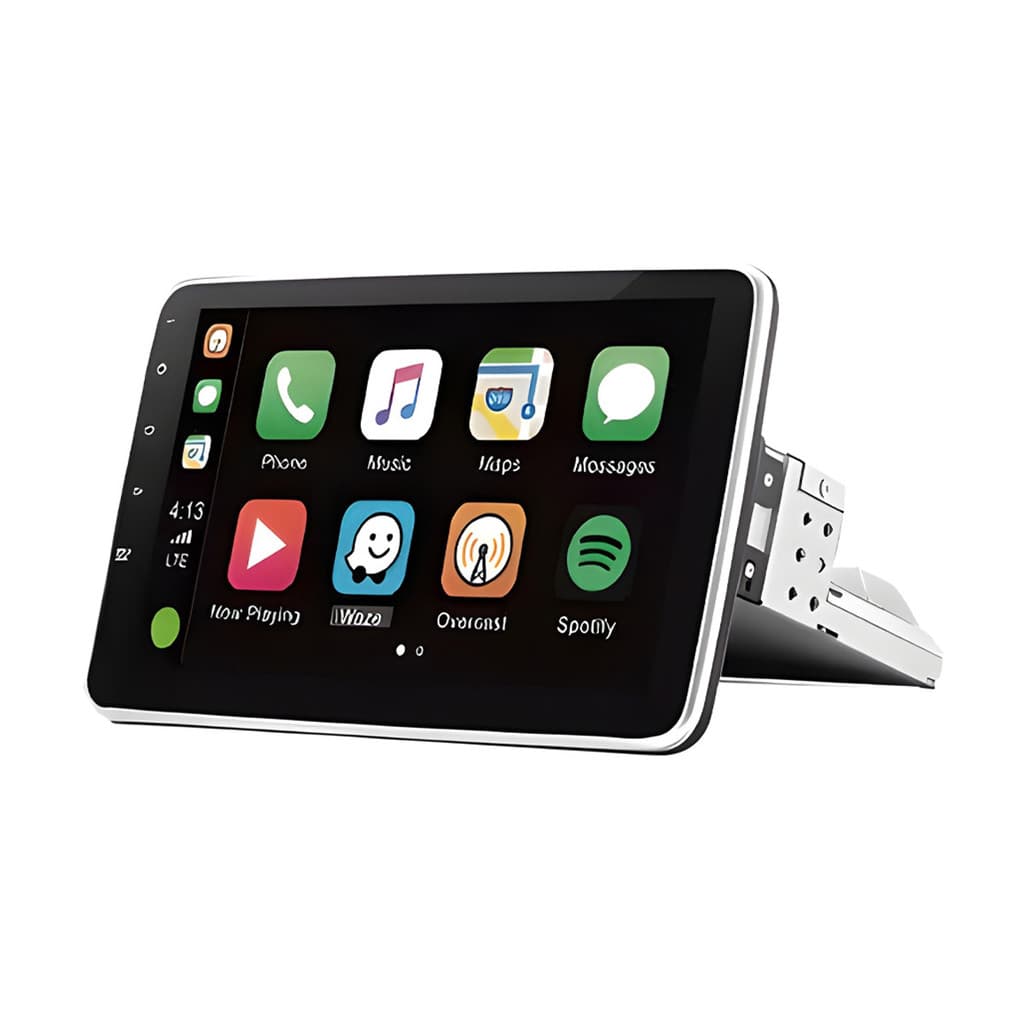 Central Multimidia 10 Pol Android 2Gb Ram 32Gb Flash Quad-core H-Tech HT9300CA 2 Din Gps Wifi Tela Rotativa Fundo 1 Din