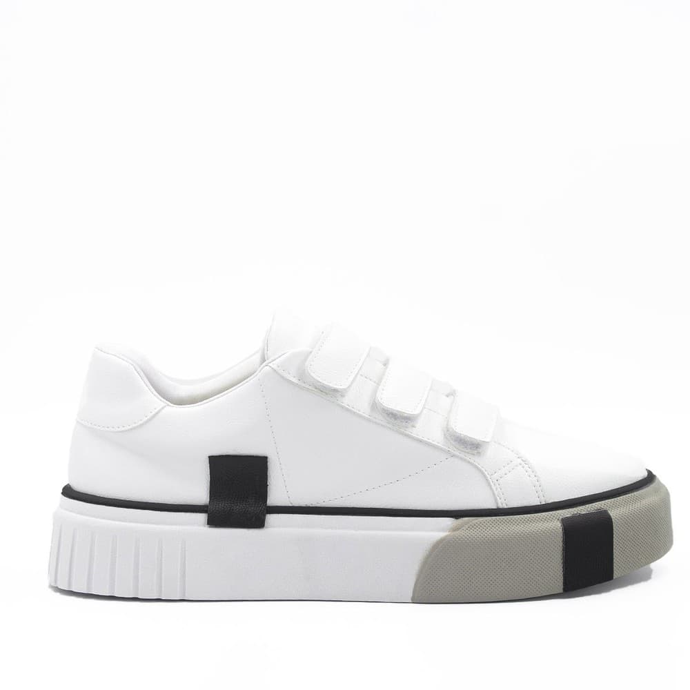 Tênis Mary Flatform Velcro Branco