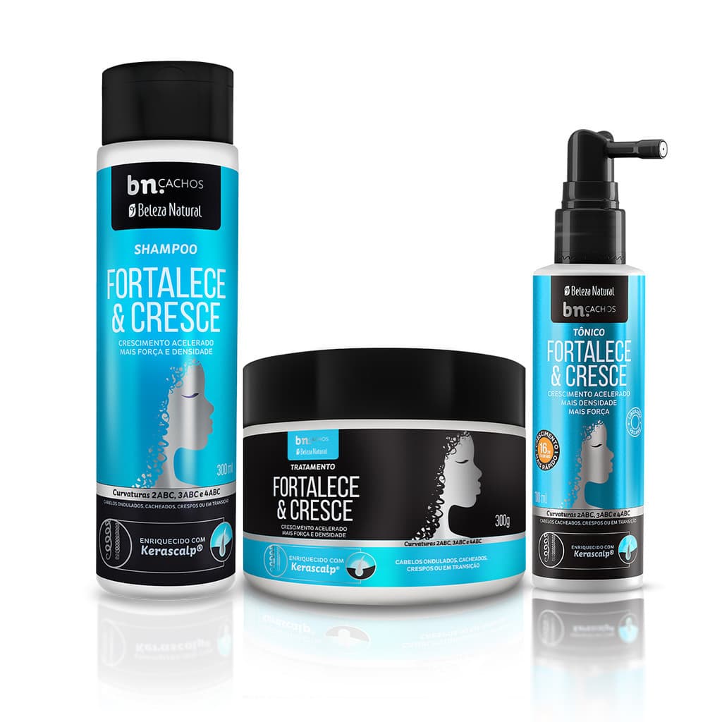 Kit Fortalece e Cresce bn.Cachos (3 itens)