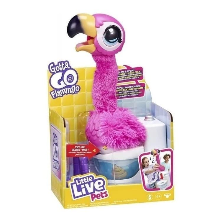 Pelúcia Interativa Little Live Pets Gotta Go Flamingo Fun