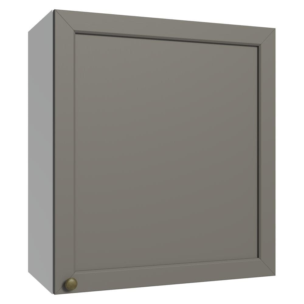 Armário Aéreo 60 cm 1 Porta Branco/Cinza Vik Madesa