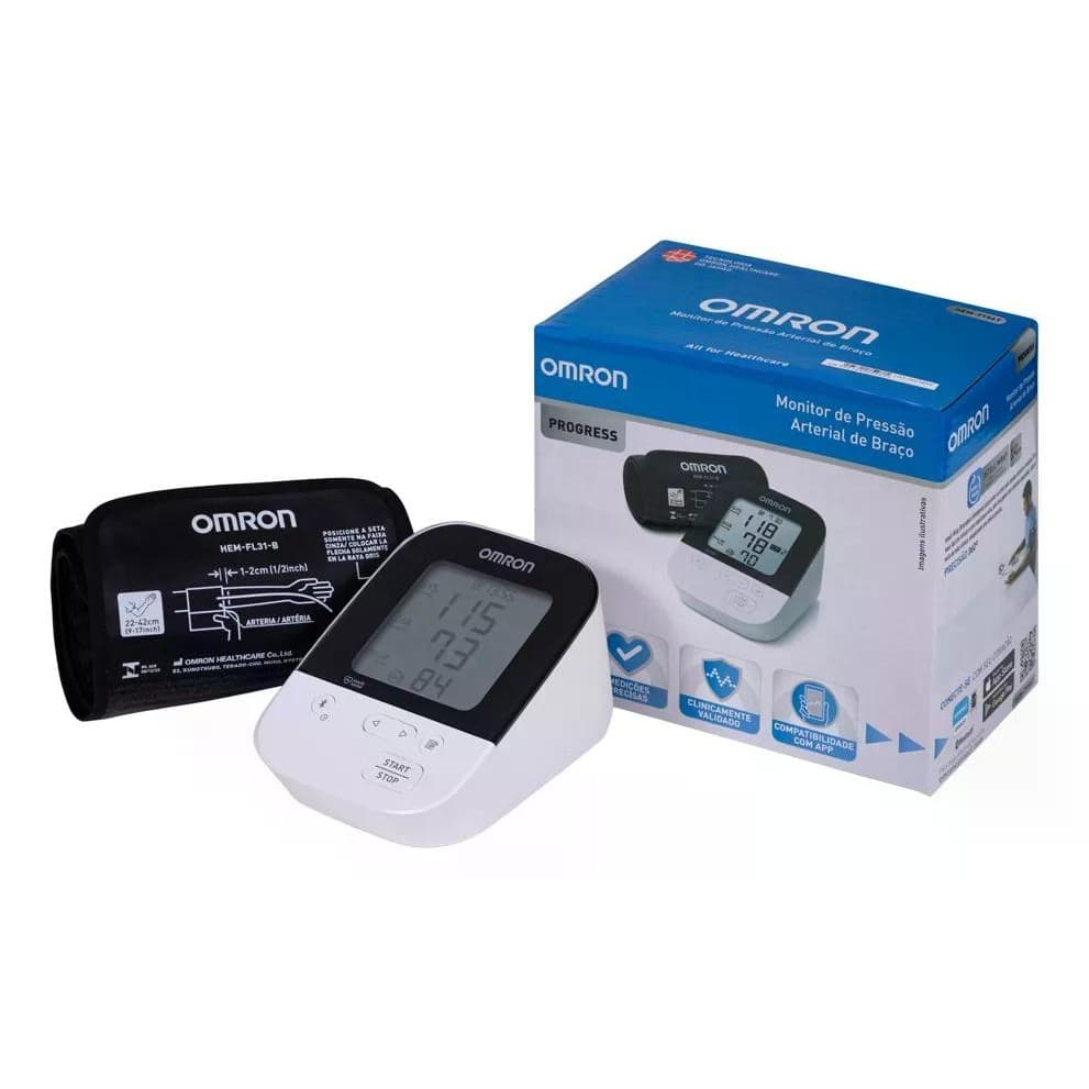 Monitor de Pressão Arterial de Braço HEM-7156T Omron