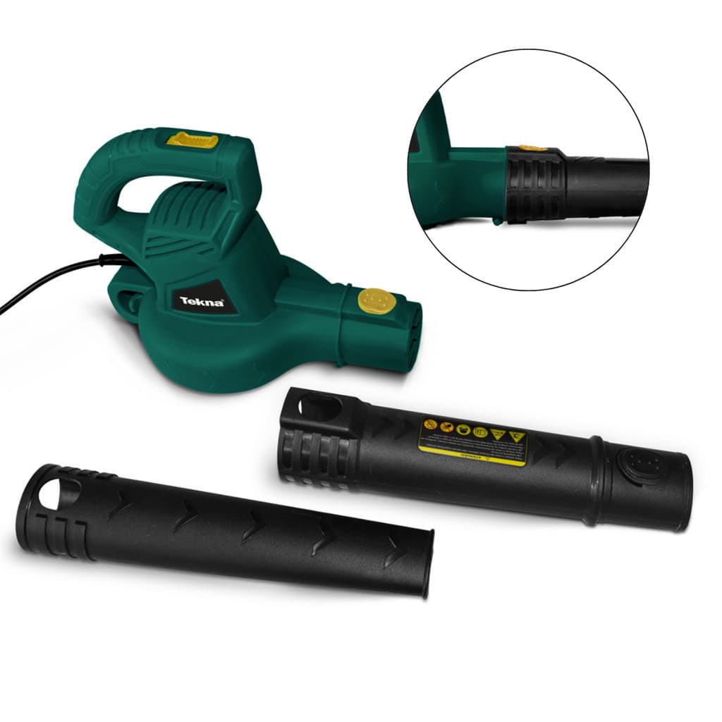 Soprador de Folhas Elétrico 660 m³/h 2000 W B2000E Tekna