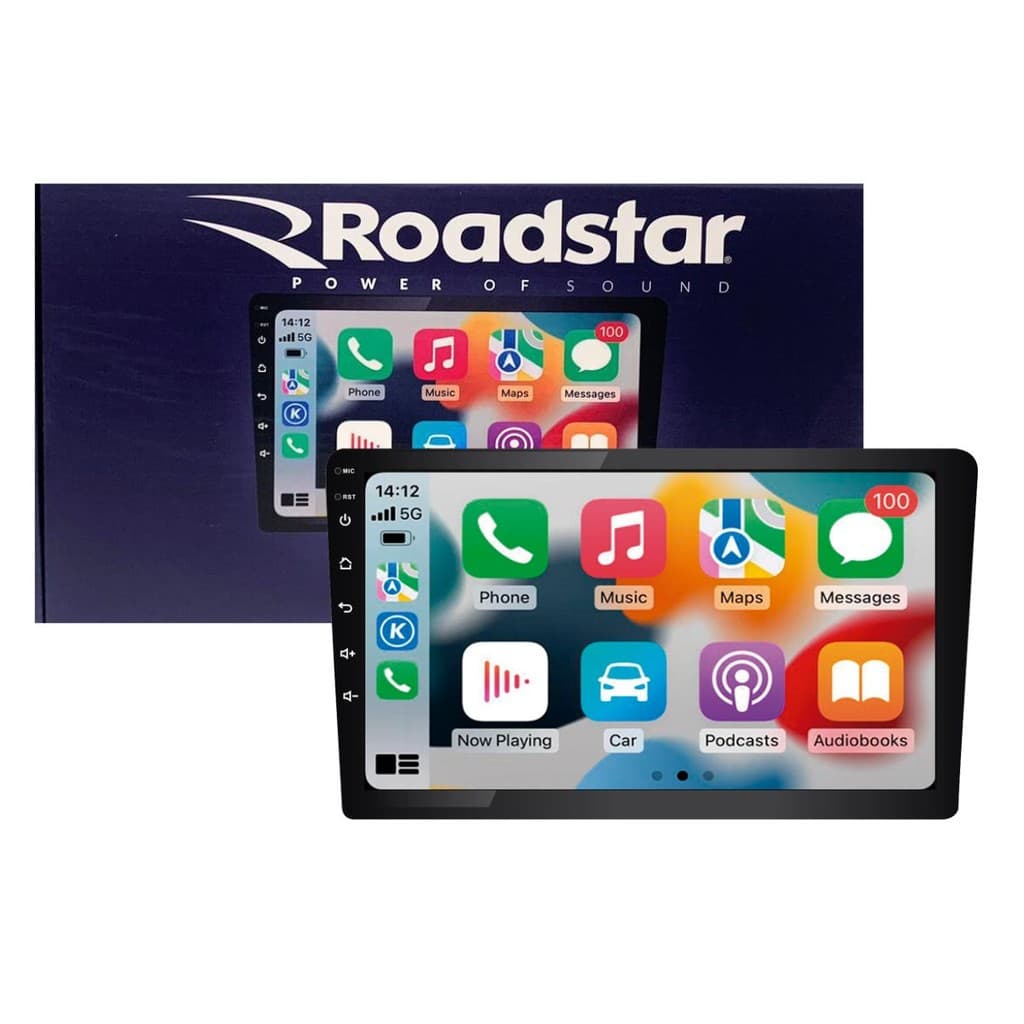 Central Multimídia Roadstar RS-915BR Prime Carplay Android Auto Sem Fio Bluetooth 9'' Android 12