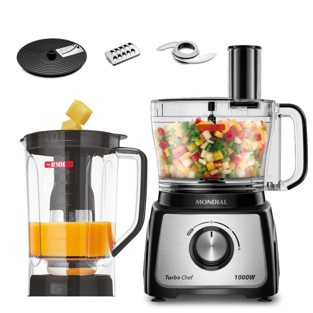 Multiprocessador Turbo Chef 5 em 1 Mondial  MPN-01 1000w 127v