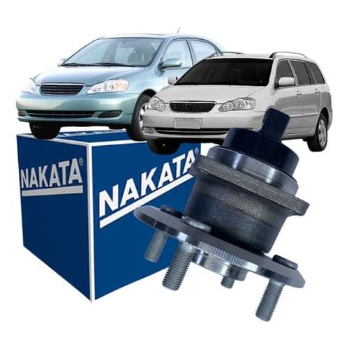 Cubo Roda Traseira Com Rolamento Original Nakata Corolla Fielder 2003 2004 2005 2006 2007 2008