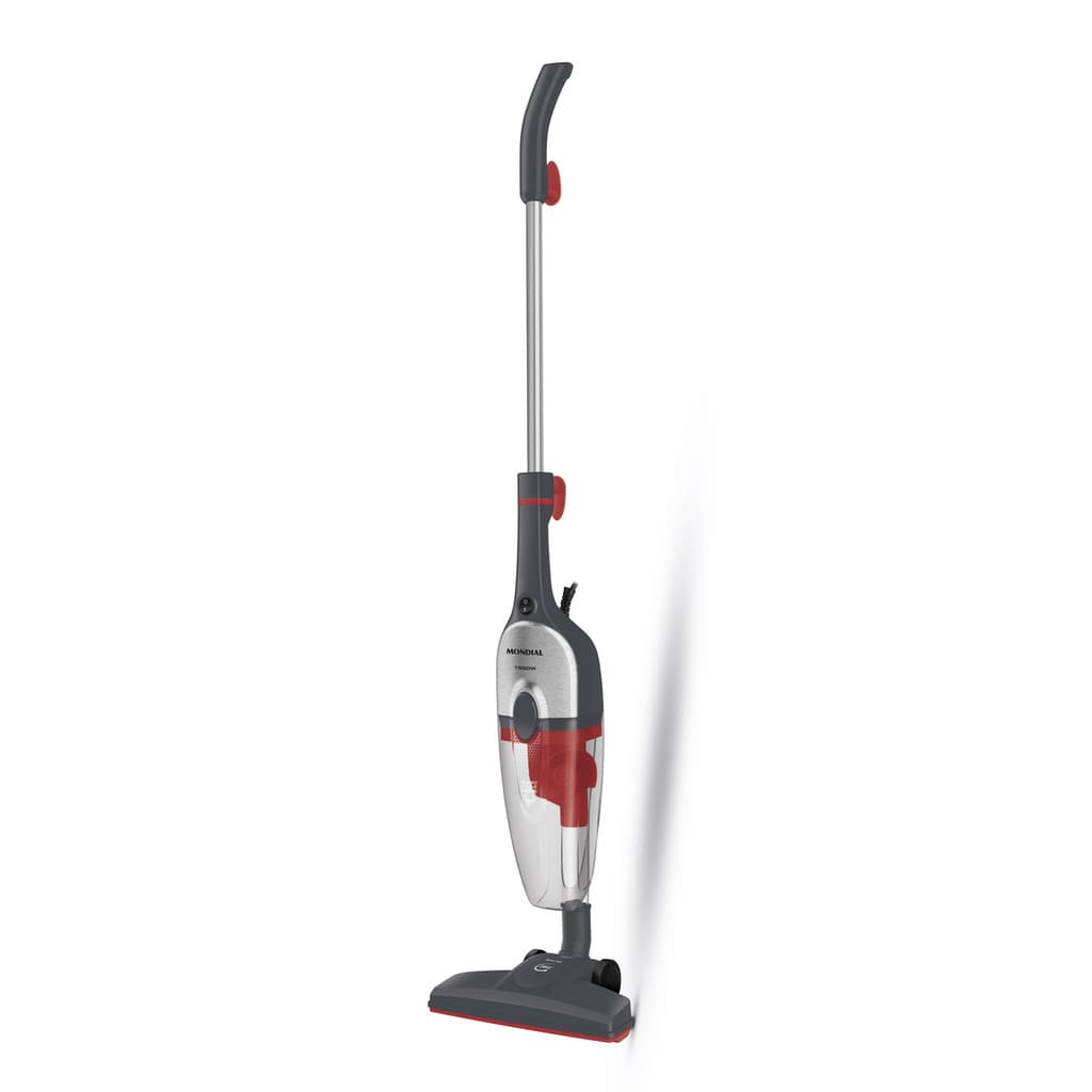 Aspirador de Pó Vertical Mondial Turbo Cycle Hepa Ap-41-gi 1550w Cinza com Inox
