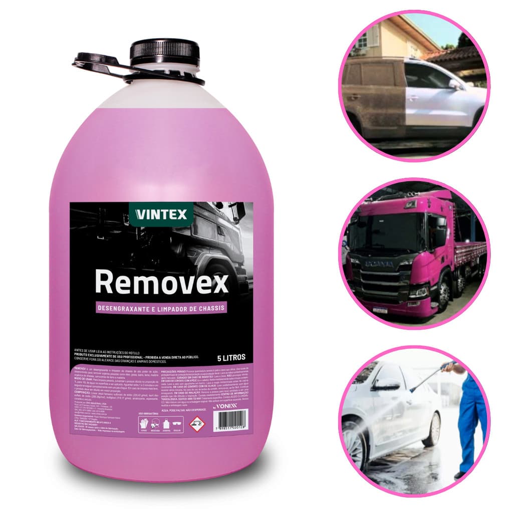 Desengraxante Removex Vintex Desincrustante Concentrado 5l