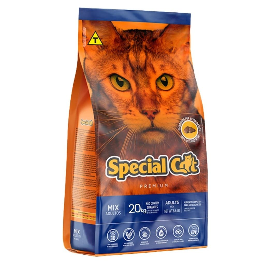 Ração Para Gatos Special Cat Mix Adultos - 20 Kg