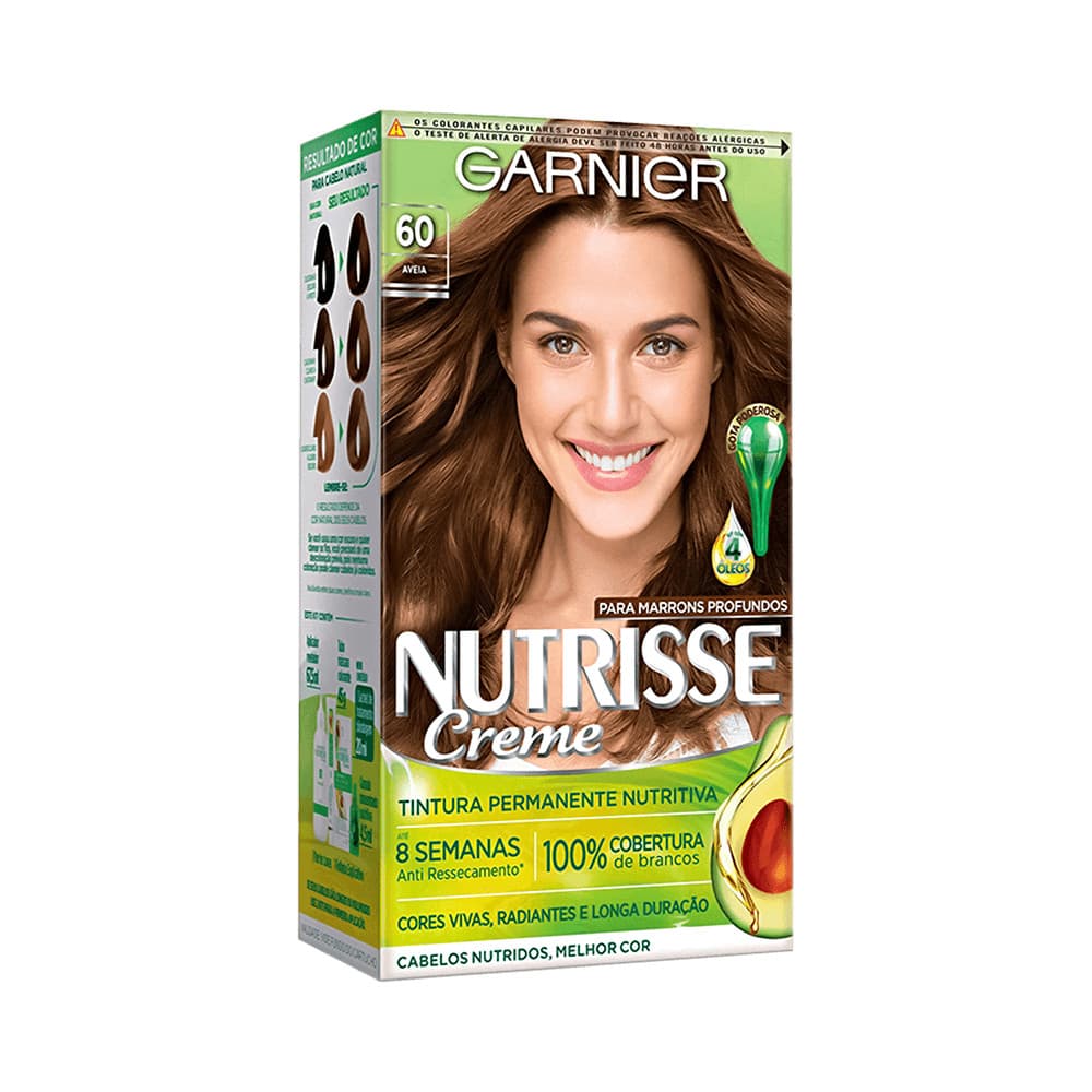 Tinta De Cabelo Nutrisse Creme 60 Aveia