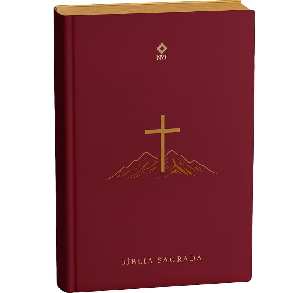 Bíblia Sagrada | NVT | CAPA DURA | Cruz Vinho