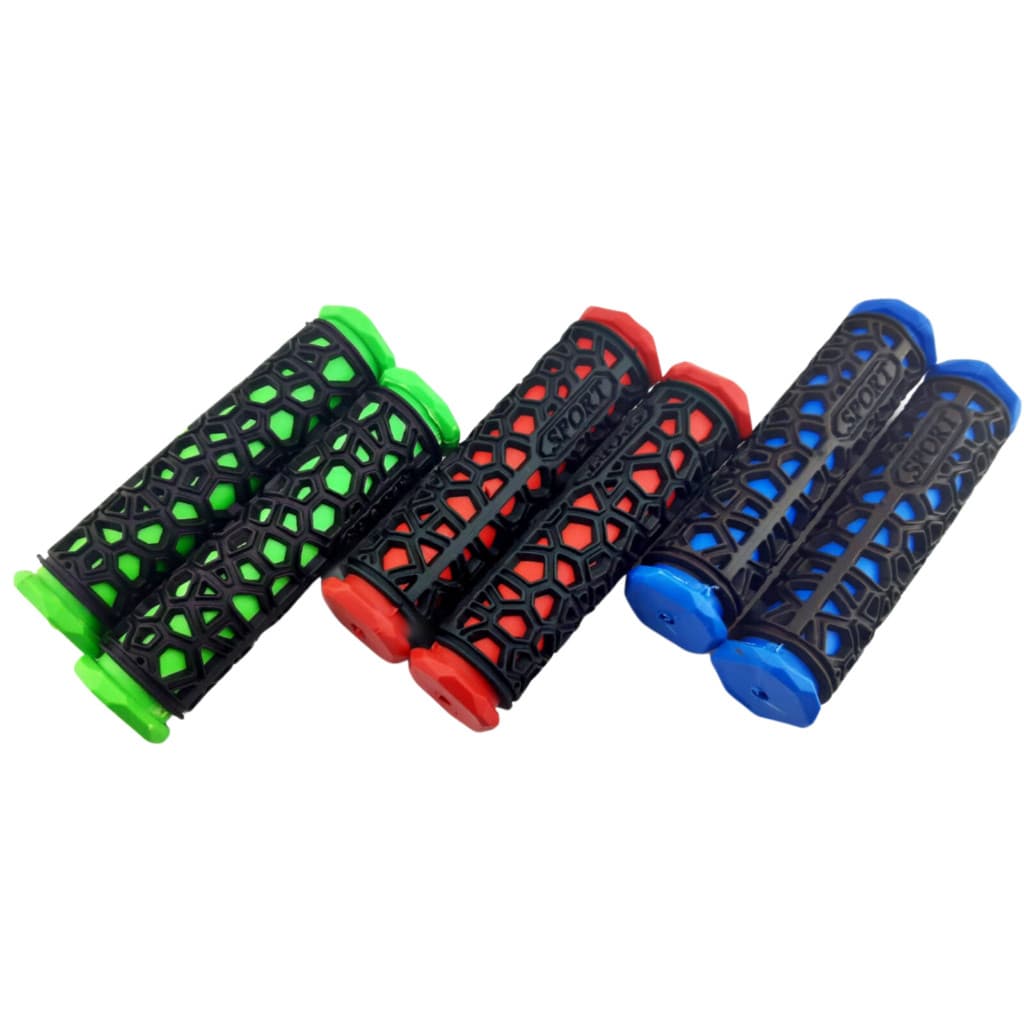 Manopla Punho Borracha de Bicicleta MTB Borracha Vazada GTS