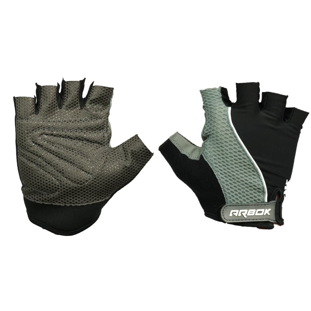Luva para Ciclismo Dedo Curto Arbok Mirage Preto/Cinza