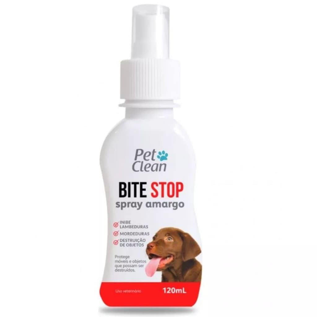 Bite Stop Spray Amargo Adestrador 120ml - Pet Clean
